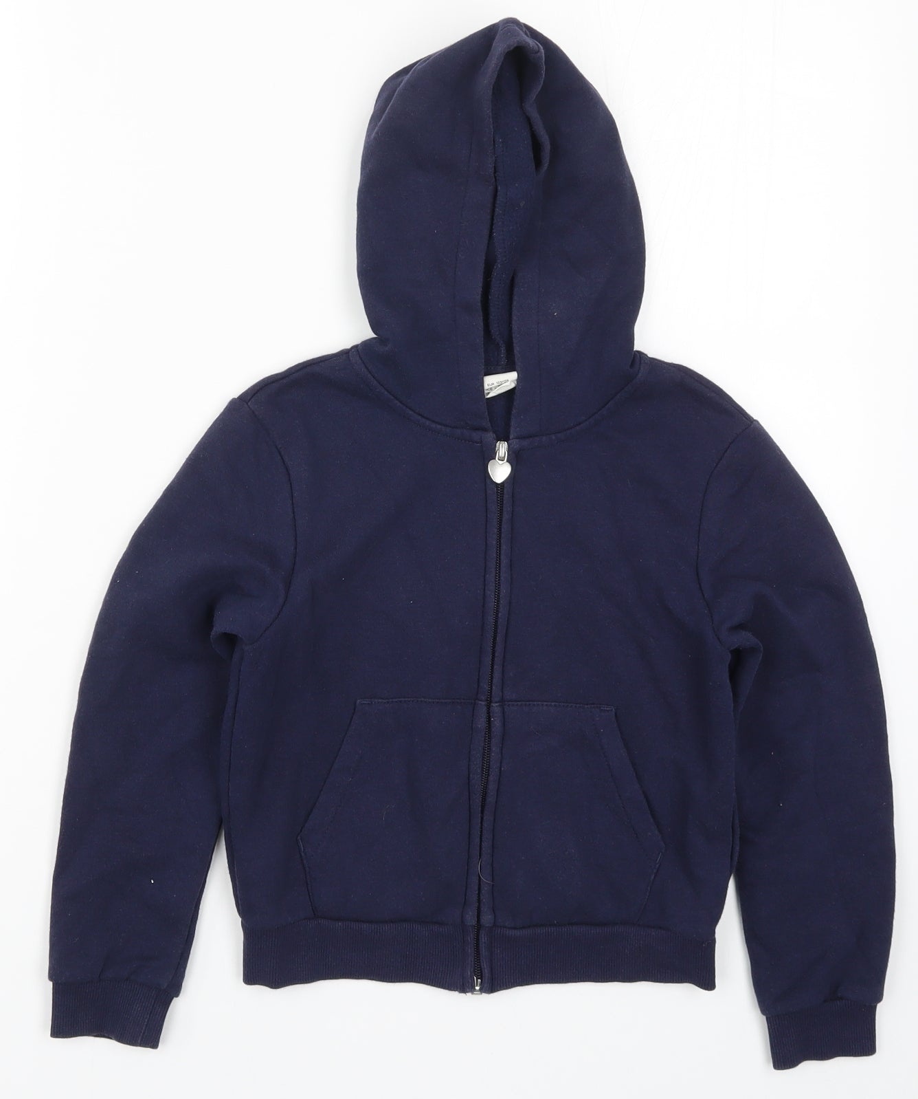 H&M Girls Blue   Full Zip Hoodie Size 6-7 Years