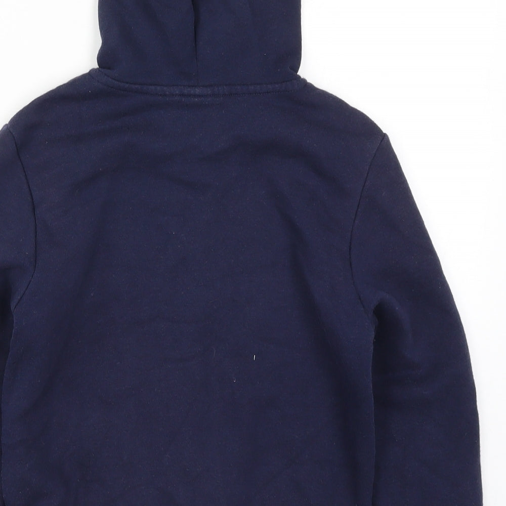 H&M Girls Blue   Full Zip Hoodie Size 6-7 Years