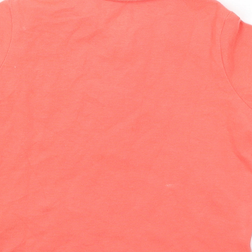 F&F Boys Red   Basic Polo Size 12-18 Months  - Coral Coloured
