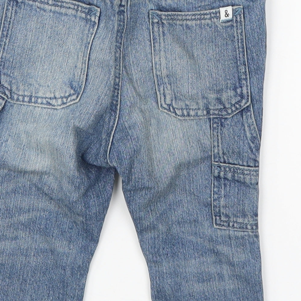 H&M Boys Blue  Denim Capri Jeans Size 6-9 Months
