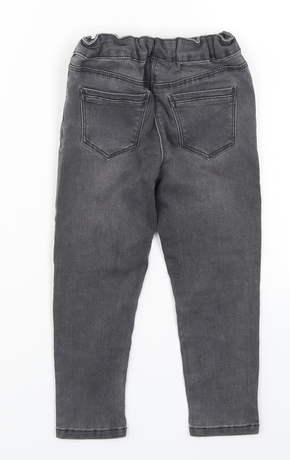 NEXT Girls Grey  Denim Skinny Jeans Size 4 Years