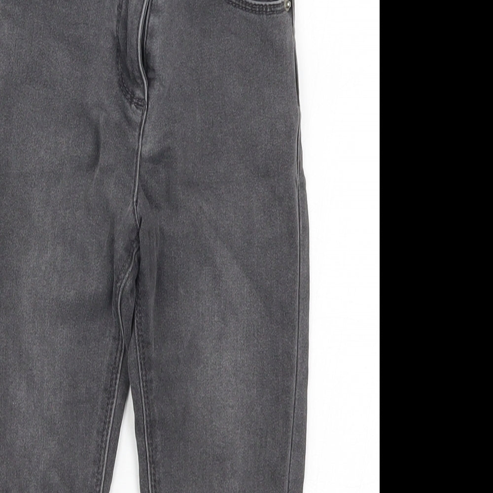 NEXT Girls Grey  Denim Skinny Jeans Size 4 Years