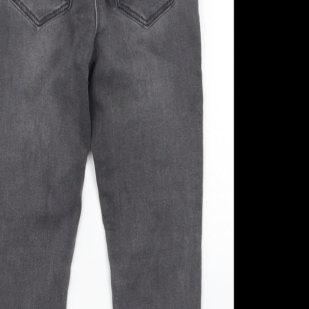 NEXT Girls Grey  Denim Skinny Jeans Size 4 Years