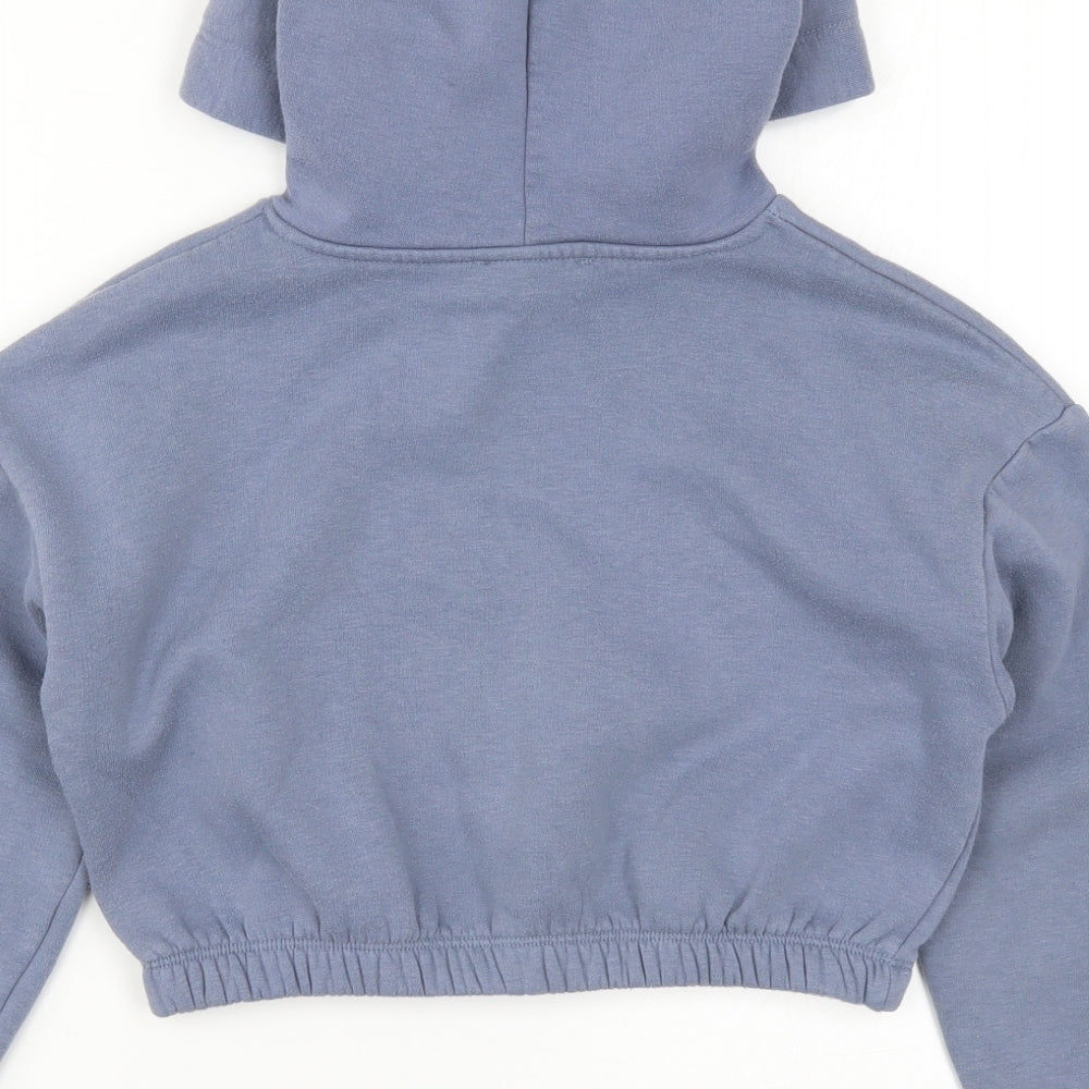 New Look Girls Blue   Pullover Hoodie Size 10-11 Years  - New York
