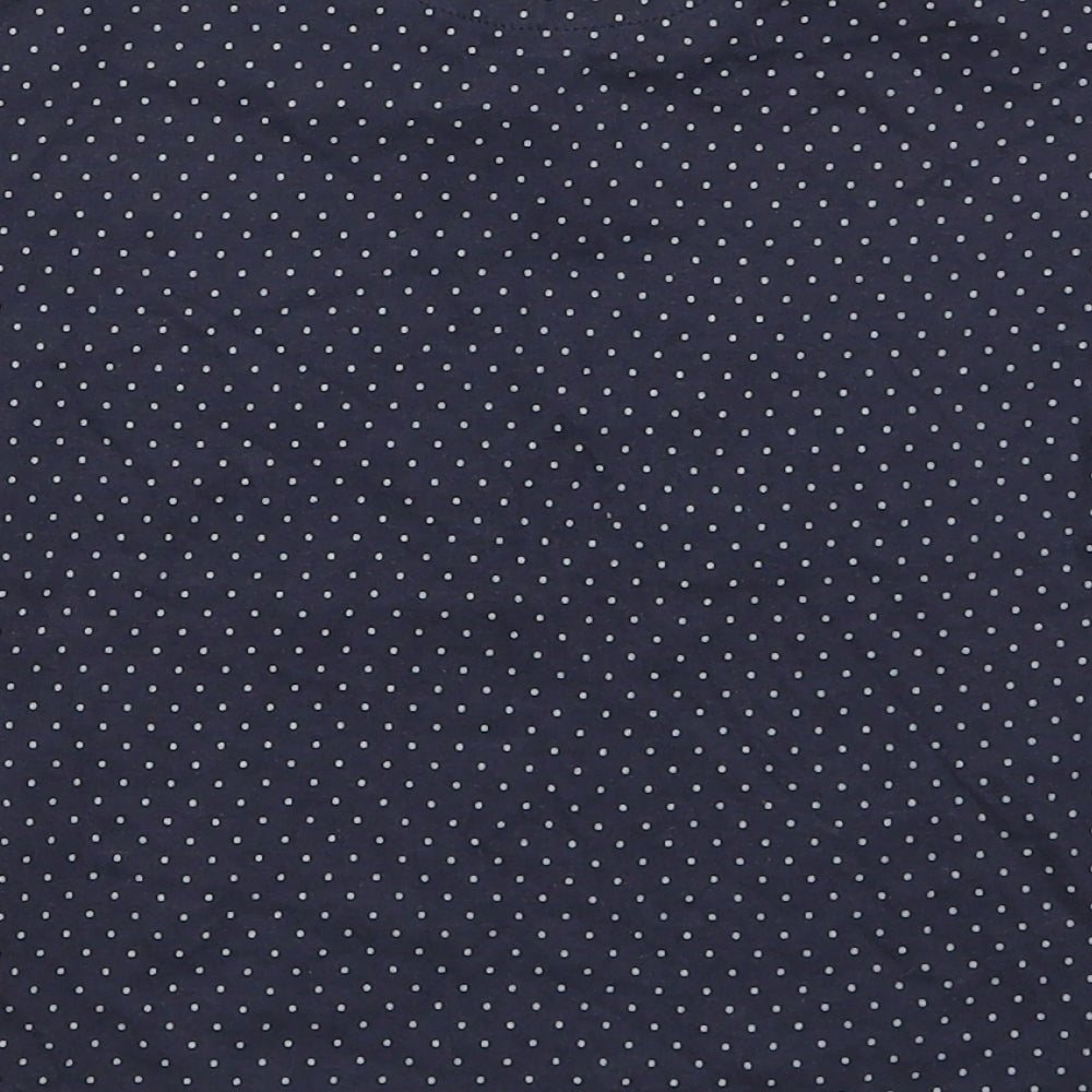 Brave Soul Boys Blue Polka Dot  Basic T-Shirt Size 7-8 Years