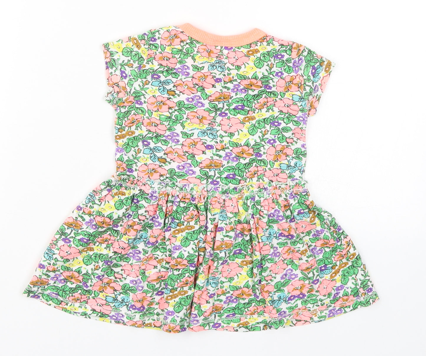 NEXT Girls Multicoloured Floral  Skater Dress  Size 6-9 Months