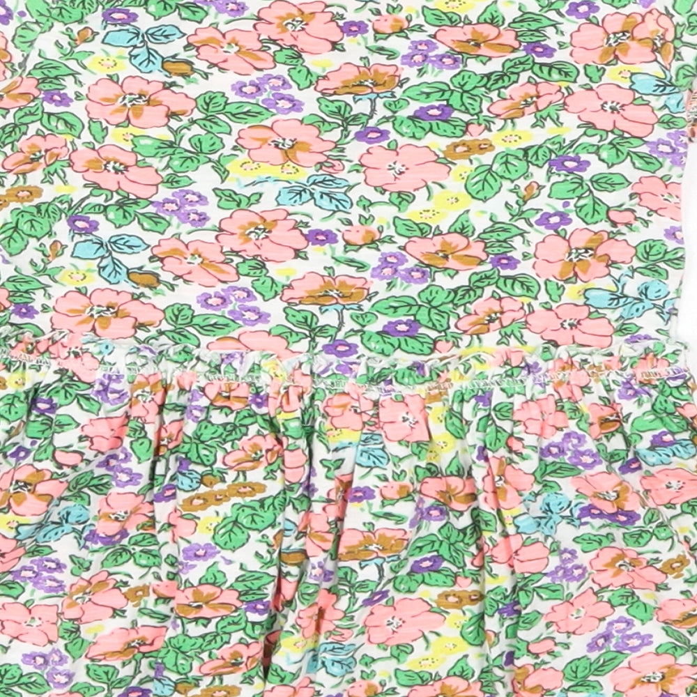 NEXT Girls Multicoloured Floral  Skater Dress  Size 6-9 Months