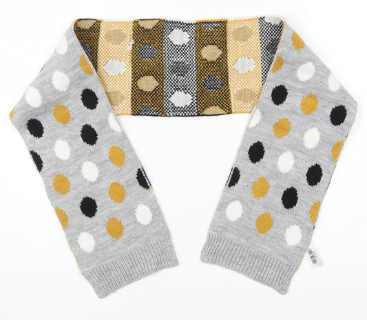Nutmeg Girls Grey Polka Dot  Rectangle Scarf Scarves & Wraps One Size