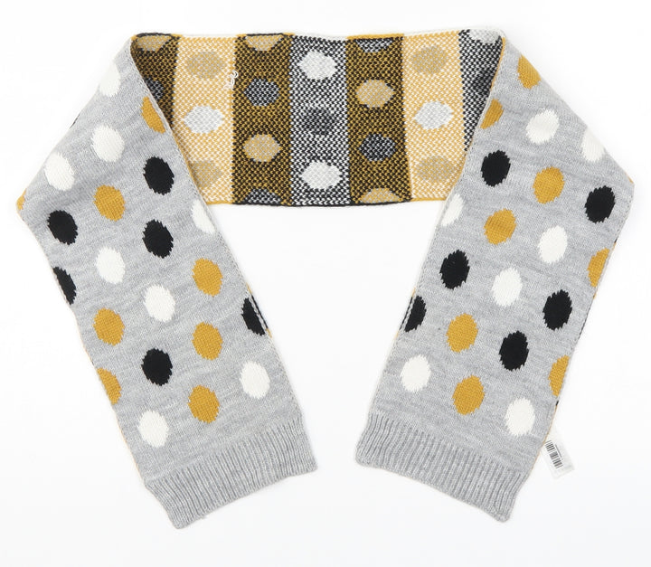 Nutmeg Girls Grey Polka Dot Rectangle Scarf Scarves & Wraps One Size