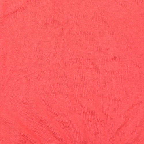 House of Fraser Womens Pink  Knit Pullover Jumper Size L  - Coral Coloured