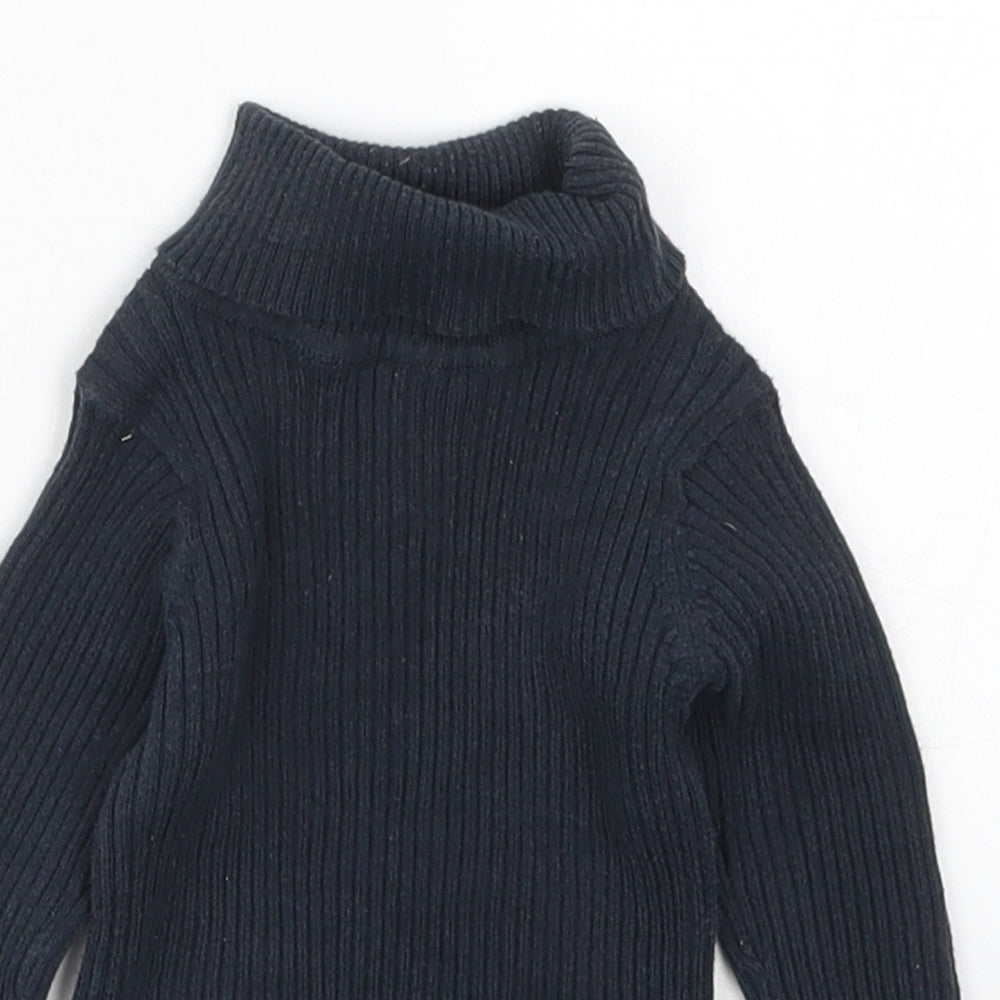 NEXT Boys Blue Striped  Pullover Jumper Size 6-9 Months