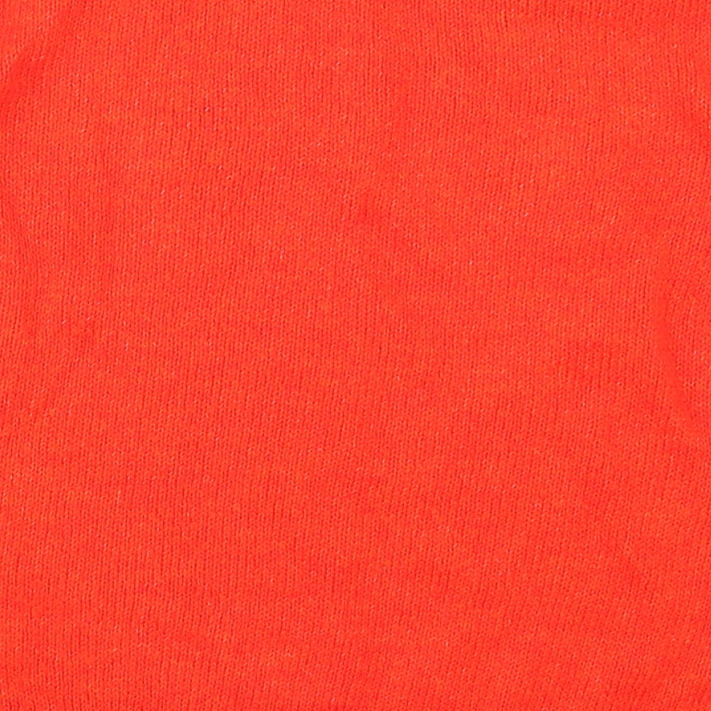 Primark Womens Red  Knit Pullover Jumper Size 10  - Heart Antlers