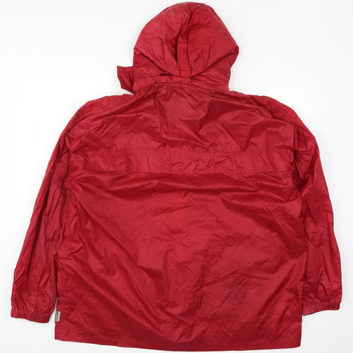 Trespass Mens Red   Rain Coat Coat Size 2XL