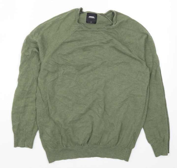 Burton Mens Green  Knit Pullover Jumper Size S