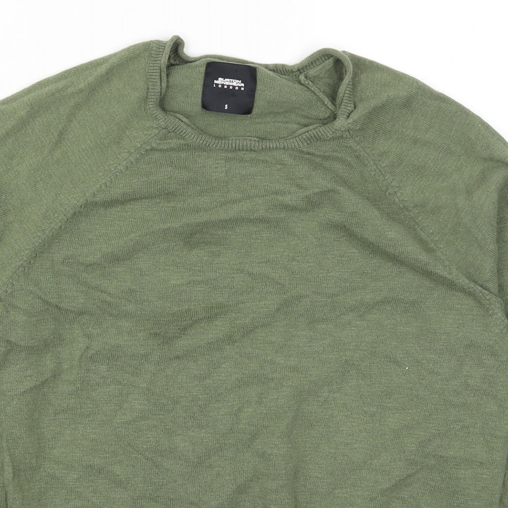 Burton Mens Green  Knit Pullover Jumper Size S