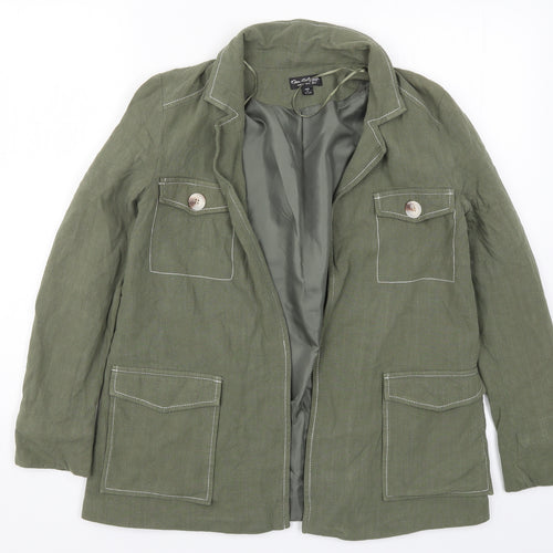 Miss Self Womens Green   Jacket  Size 6