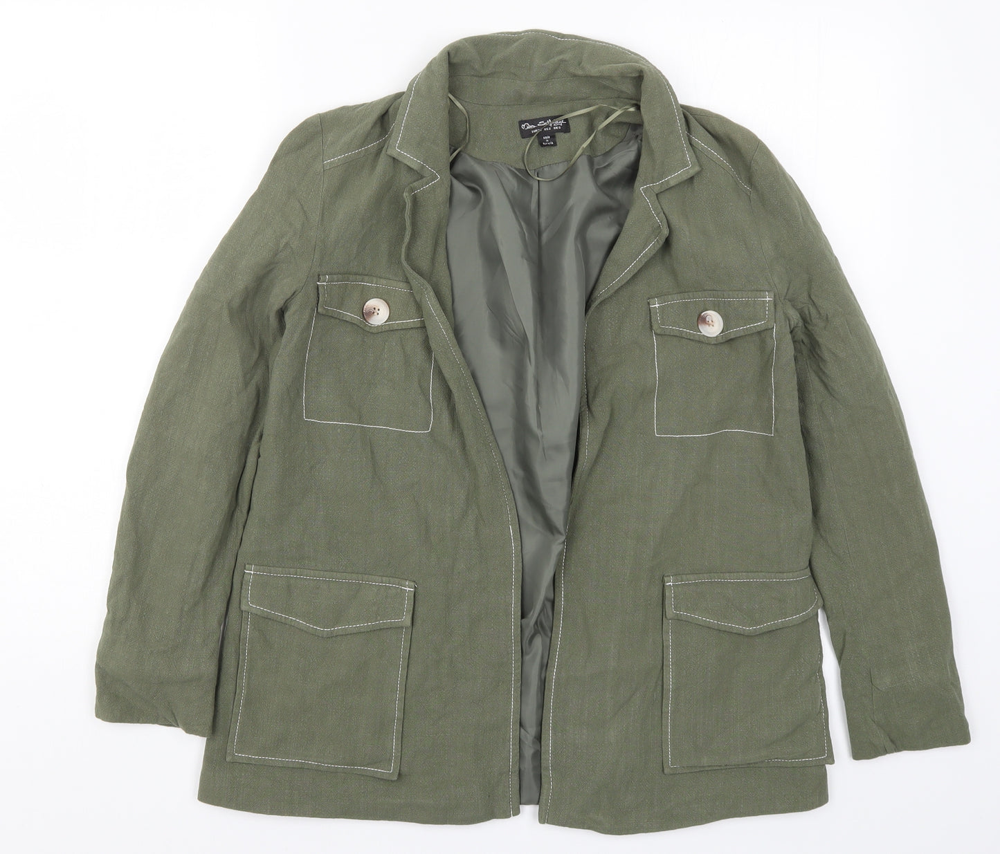 Miss Self Womens Green   Jacket  Size 6