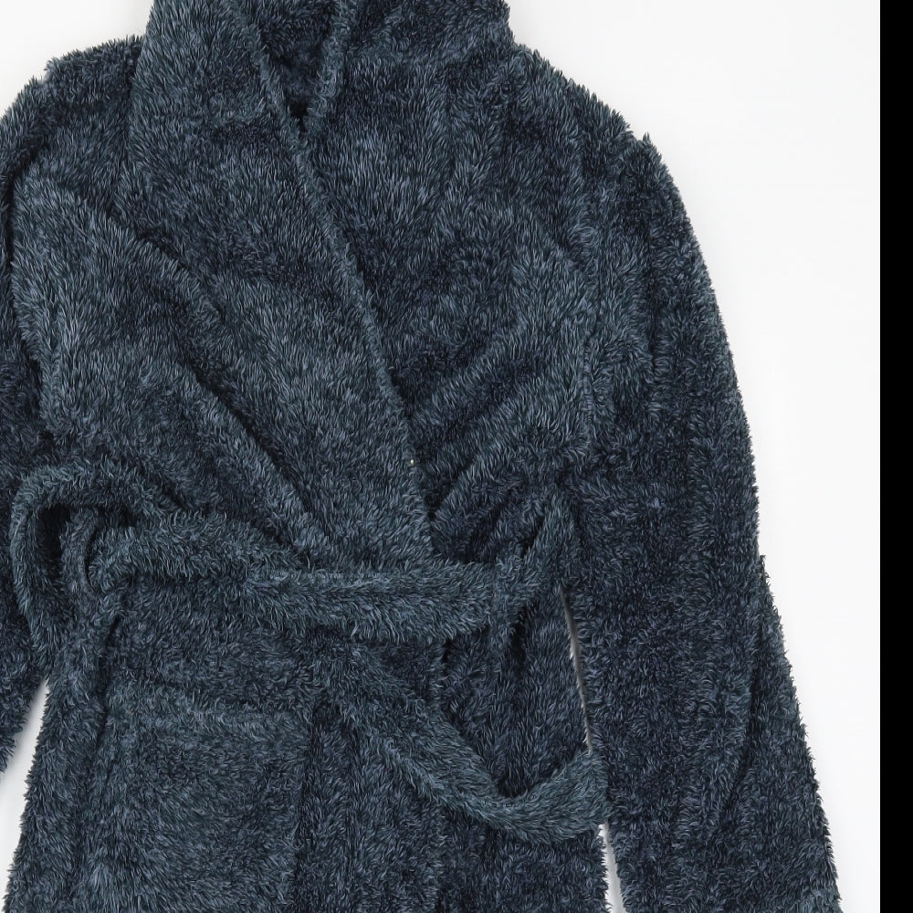 F&F Boys Blue Animal Print   Robe Size 11-12 Years