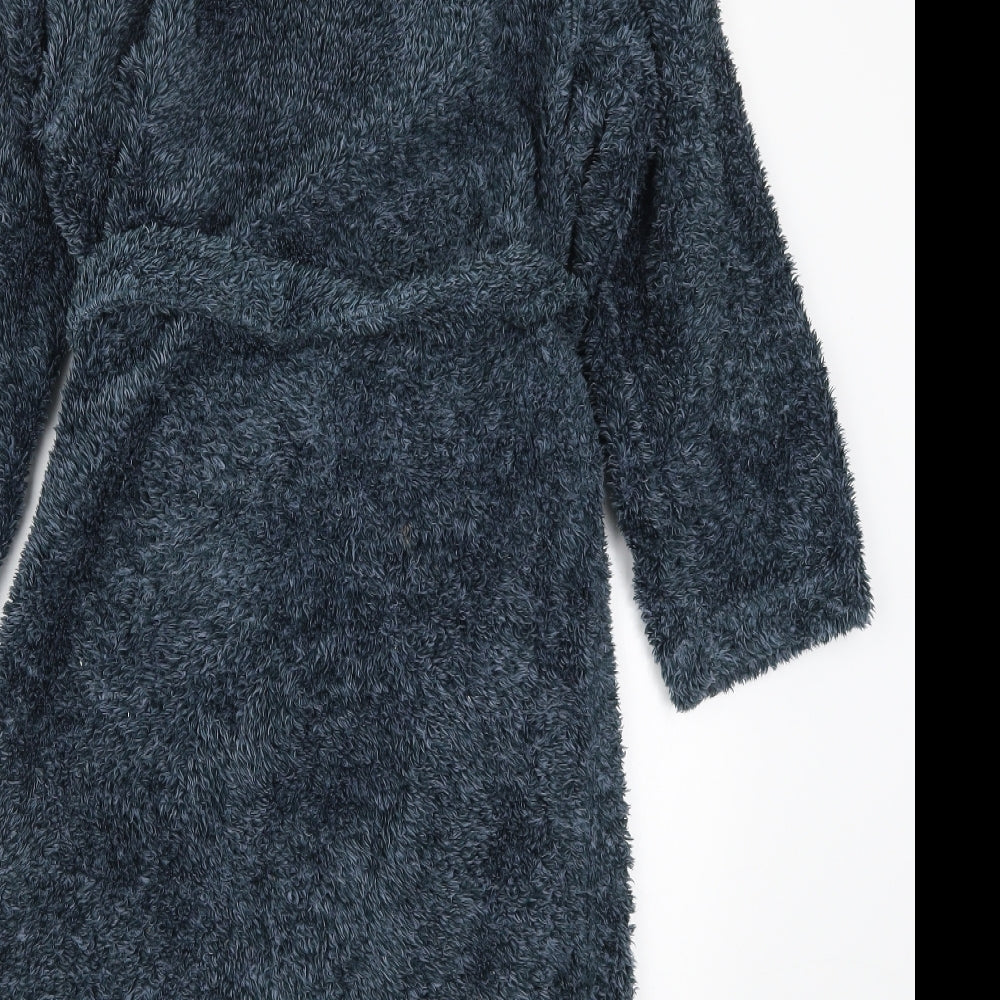 F&F Boys Blue Animal Print   Robe Size 11-12 Years