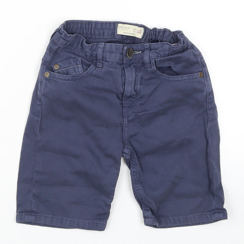 Zara Boys Blue   Bermuda Shorts Size 6 Years