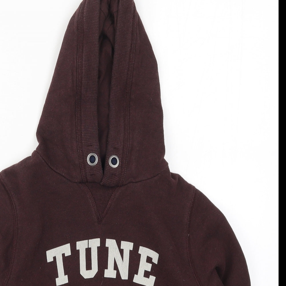 NEXT Boys Brown   Pullover Hoodie Size 6 Years  - Tune