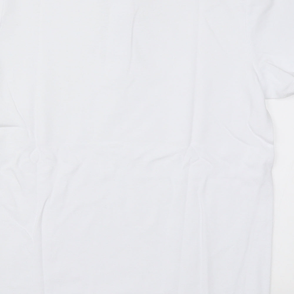 TU Boys White   Basic Polo Size 11 Years