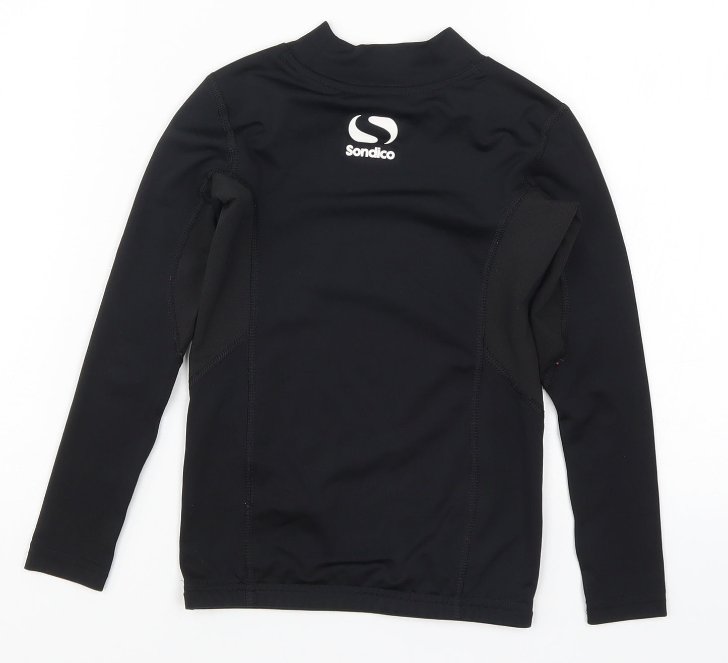 Sondico Boys Black   Basic T-Shirt Size 5-6 Years