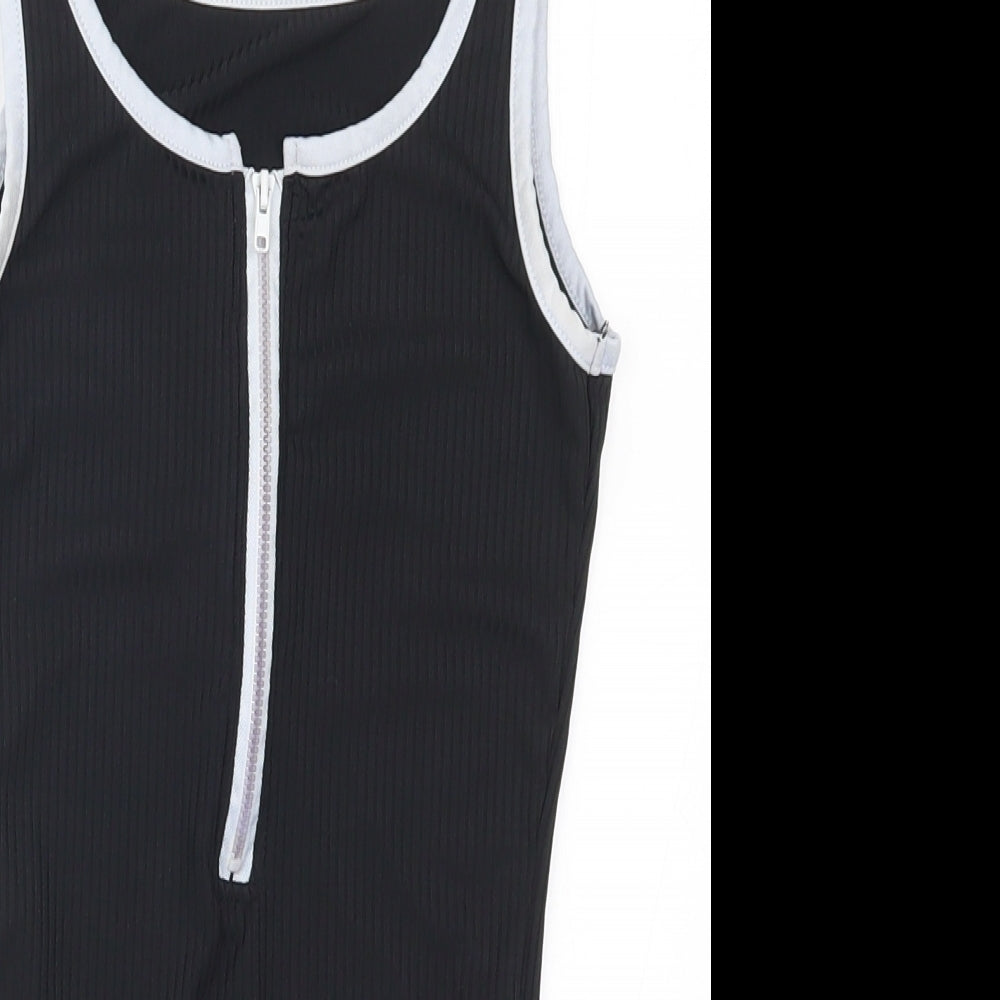 Preworn Womens Black   Bodysuit One-Piece Size S