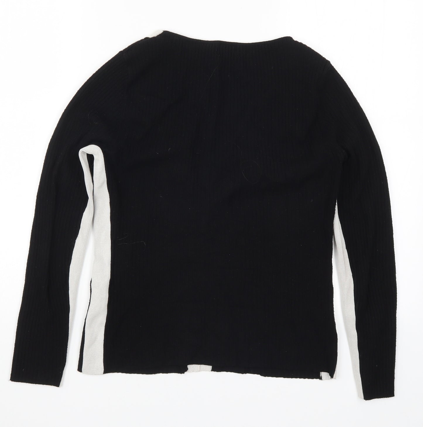 River Island Womens Black  Knit Pullover Jumper Size 12