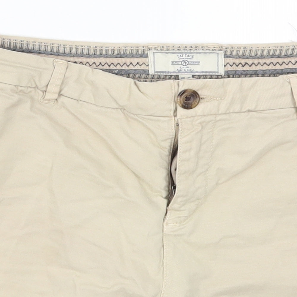 Fat Face Womens Beige   Bermuda Shorts Size 10