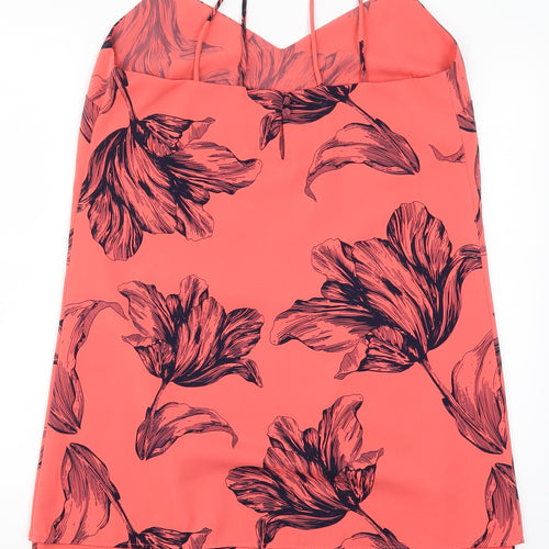 NEXT Womens Pink Floral  Tank Dress  Size 12