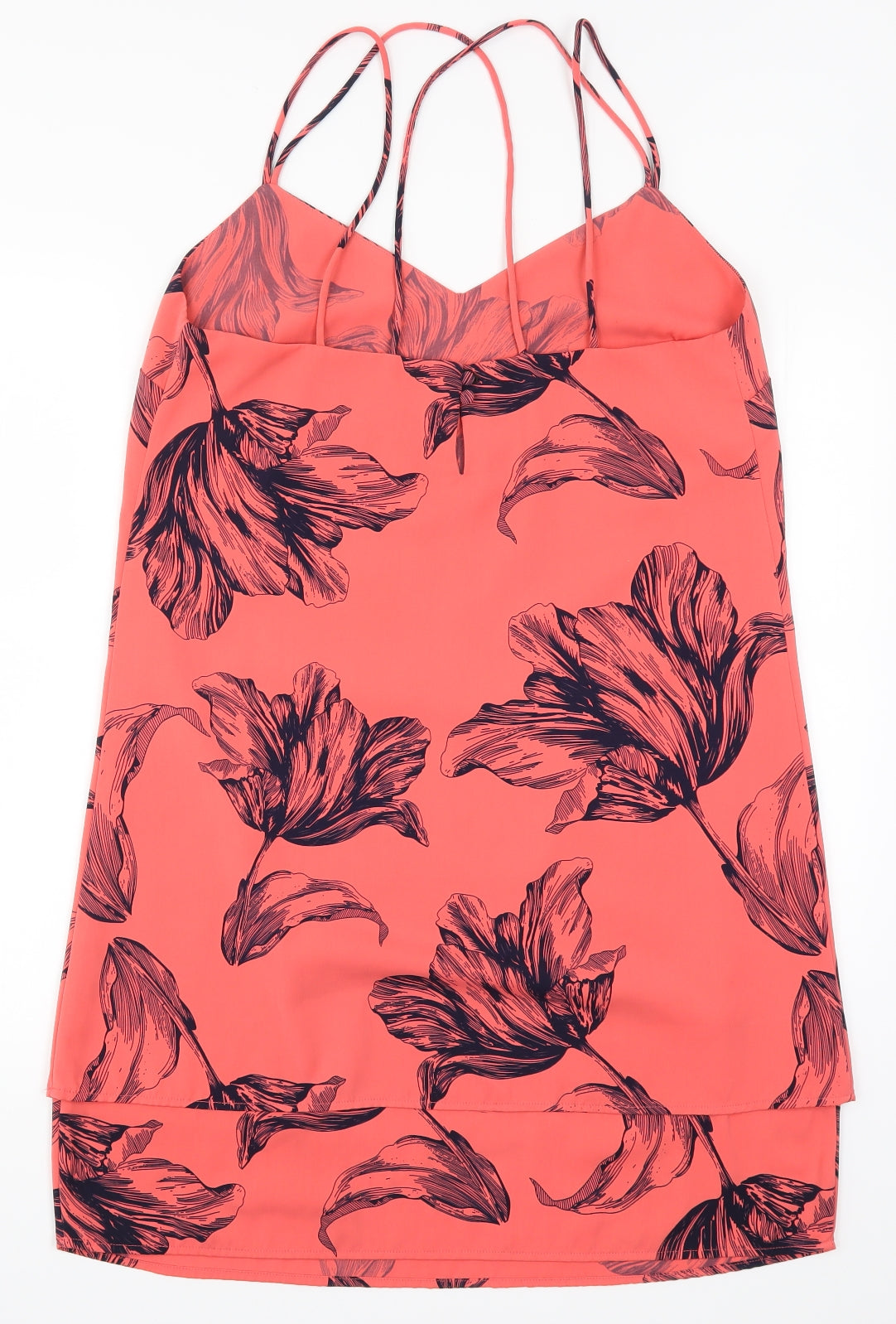 NEXT Womens Pink Floral  Tank Dress  Size 12