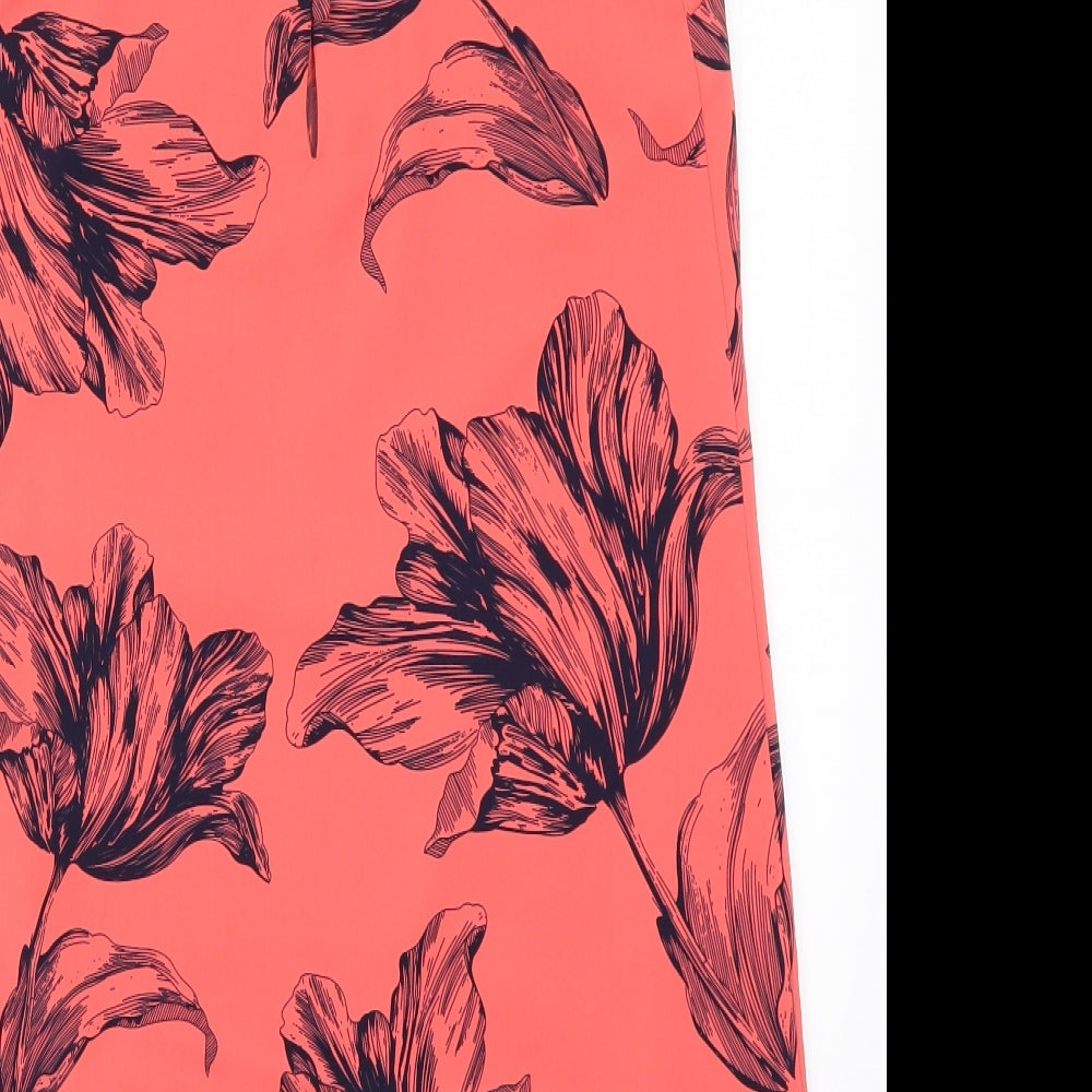 NEXT Womens Pink Floral  Tank Dress  Size 12