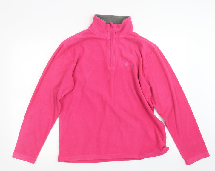 Hi Gear Womens Pink   Pullover Sweatshirt Size 14