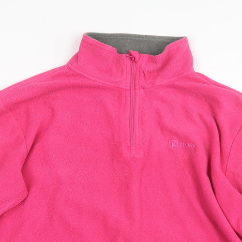 Hi Gear Womens Pink   Pullover Sweatshirt Size 14