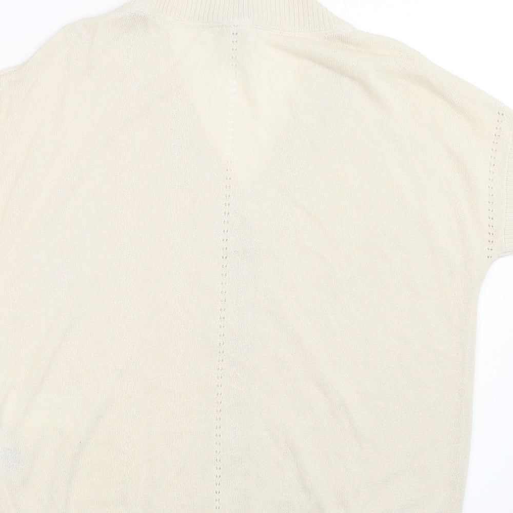 Principles Womens Beige   Cardigan Jumper Size 14