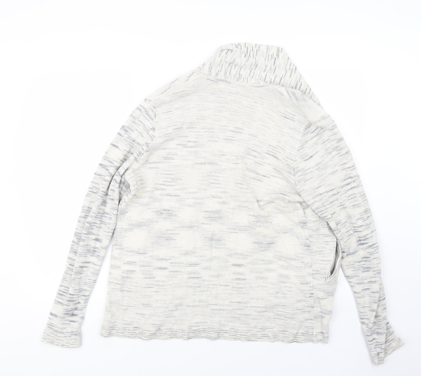 John Lewis Womens White  Knit Cardigan Jumper Size 18