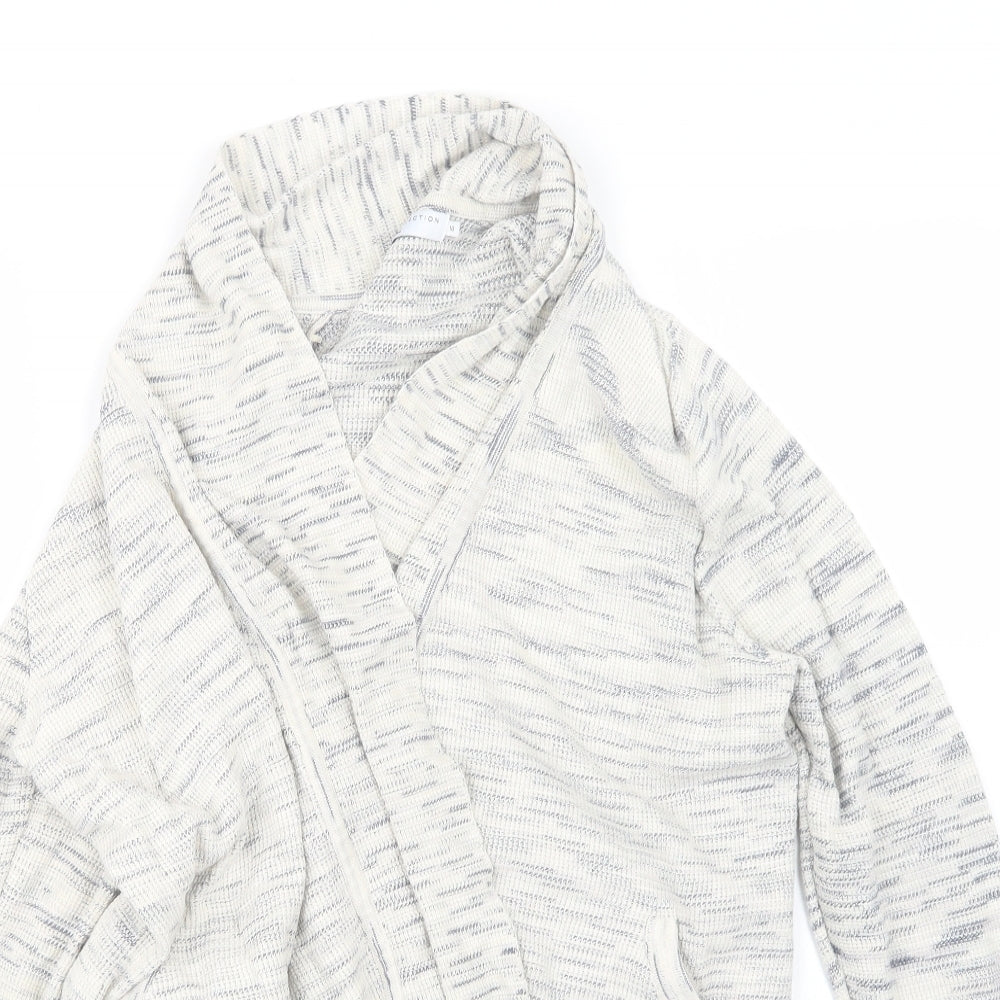 John Lewis Womens White  Knit Cardigan Jumper Size 18