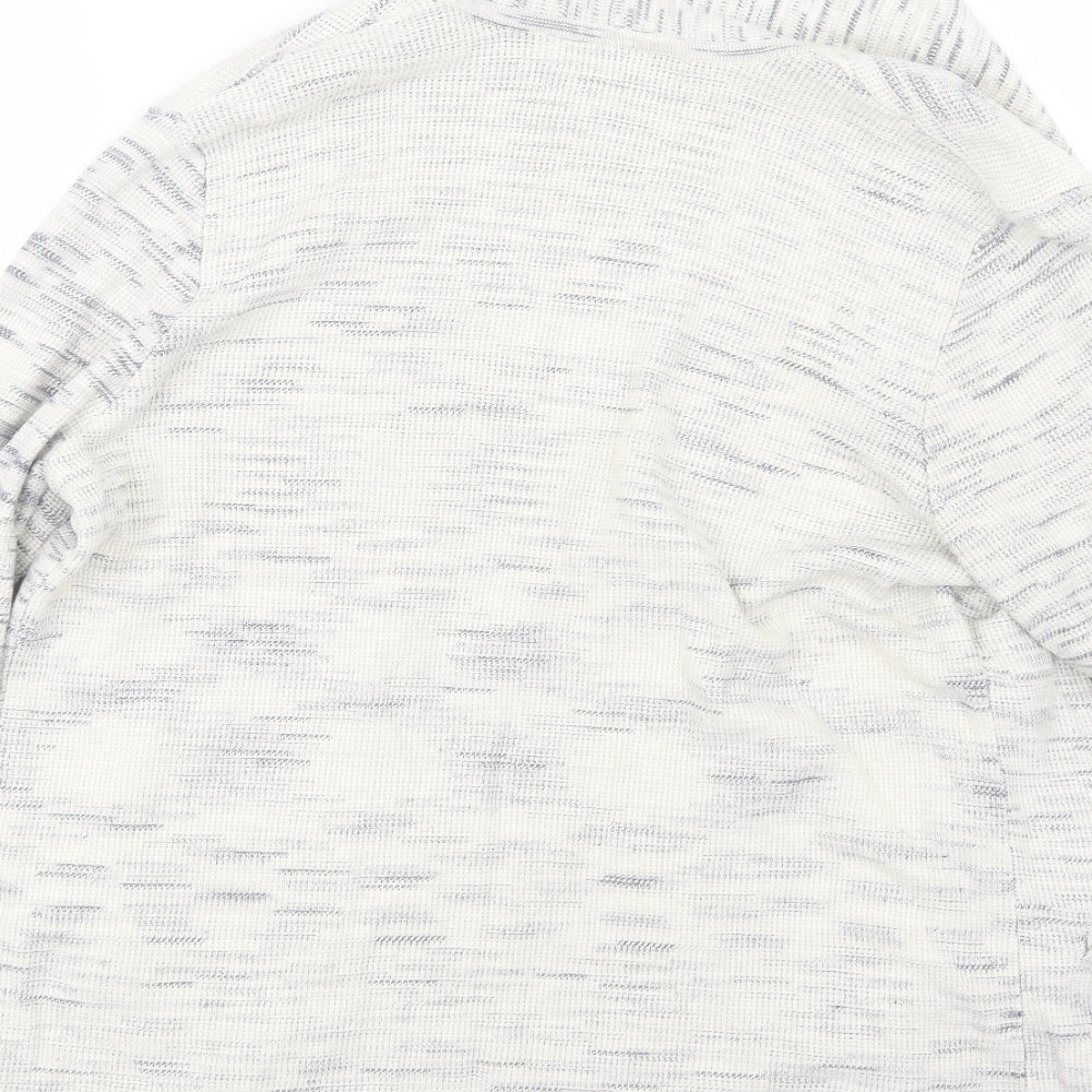 John Lewis Womens White  Knit Cardigan Jumper Size 18