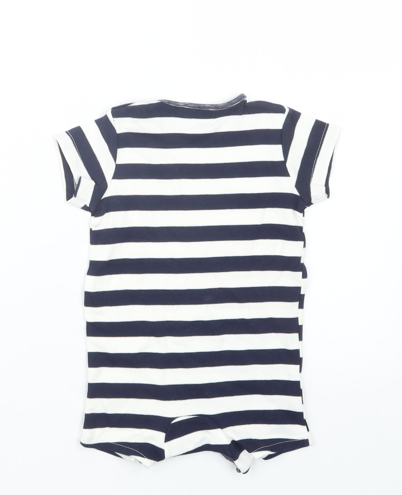 NEXT Boys Blue Striped  Babygrow One-Piece Size 3-6 Months