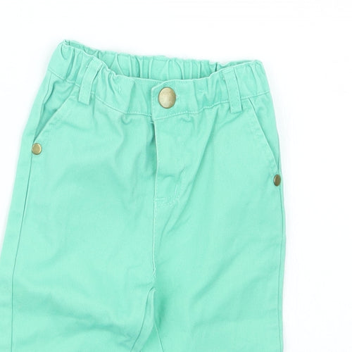 Pep&Co Girls Green   Cargo Jeans Size 9-12 Months