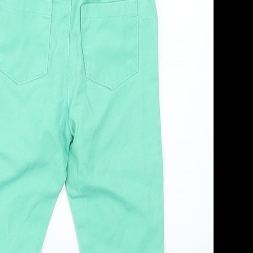 Pep&Co Girls Green   Cargo Jeans Size 9-12 Months