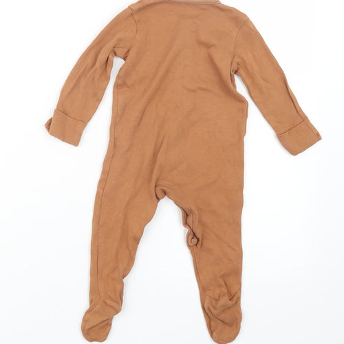 George Boys Brown Geometric  Babydoll One Piece Size 6-9 Months