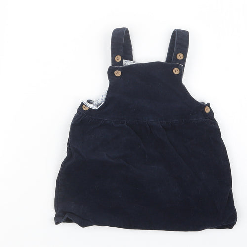 TU Girls Blue   Pinafore/Dungaree Dress  Size 6-9 Months