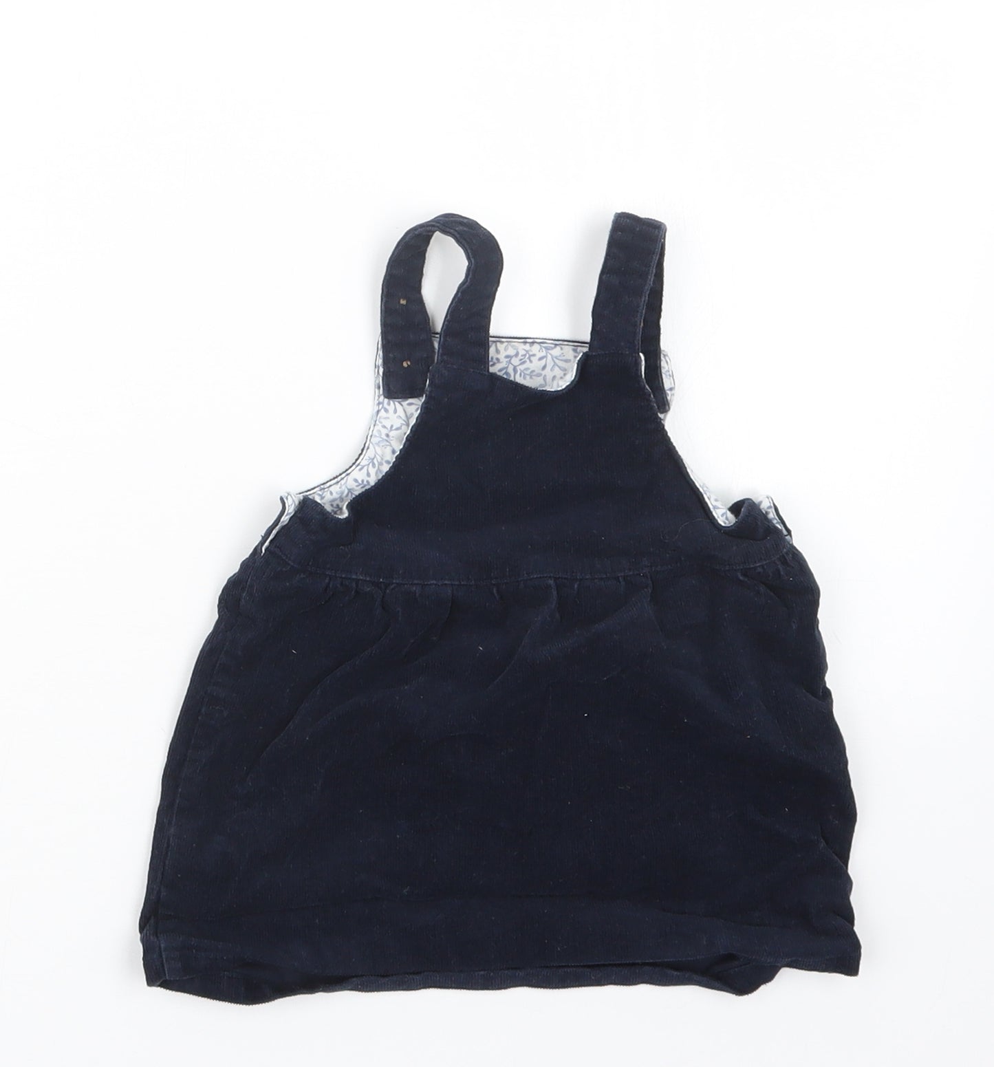 TU Girls Blue   Pinafore/Dungaree Dress  Size 6-9 Months
