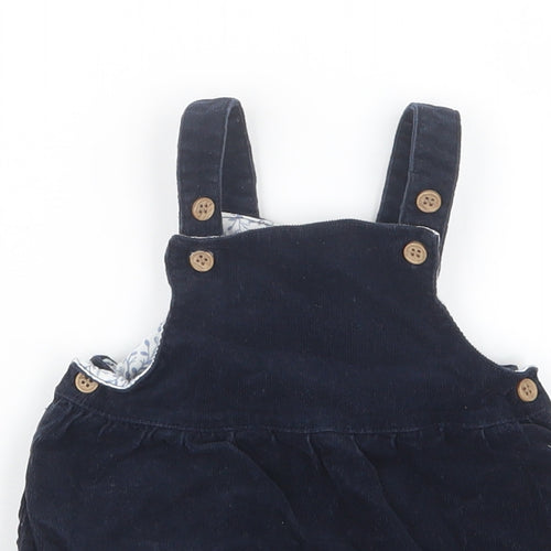 TU Girls Blue   Pinafore/Dungaree Dress  Size 6-9 Months
