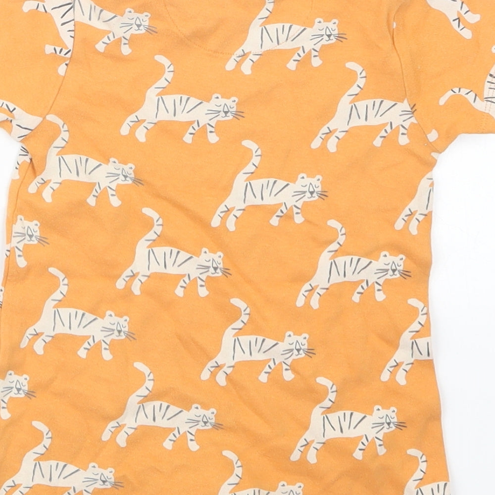Marks and Spencer Boys Orange Geometric  Coverall Outfit/Set Size 12-18 Months