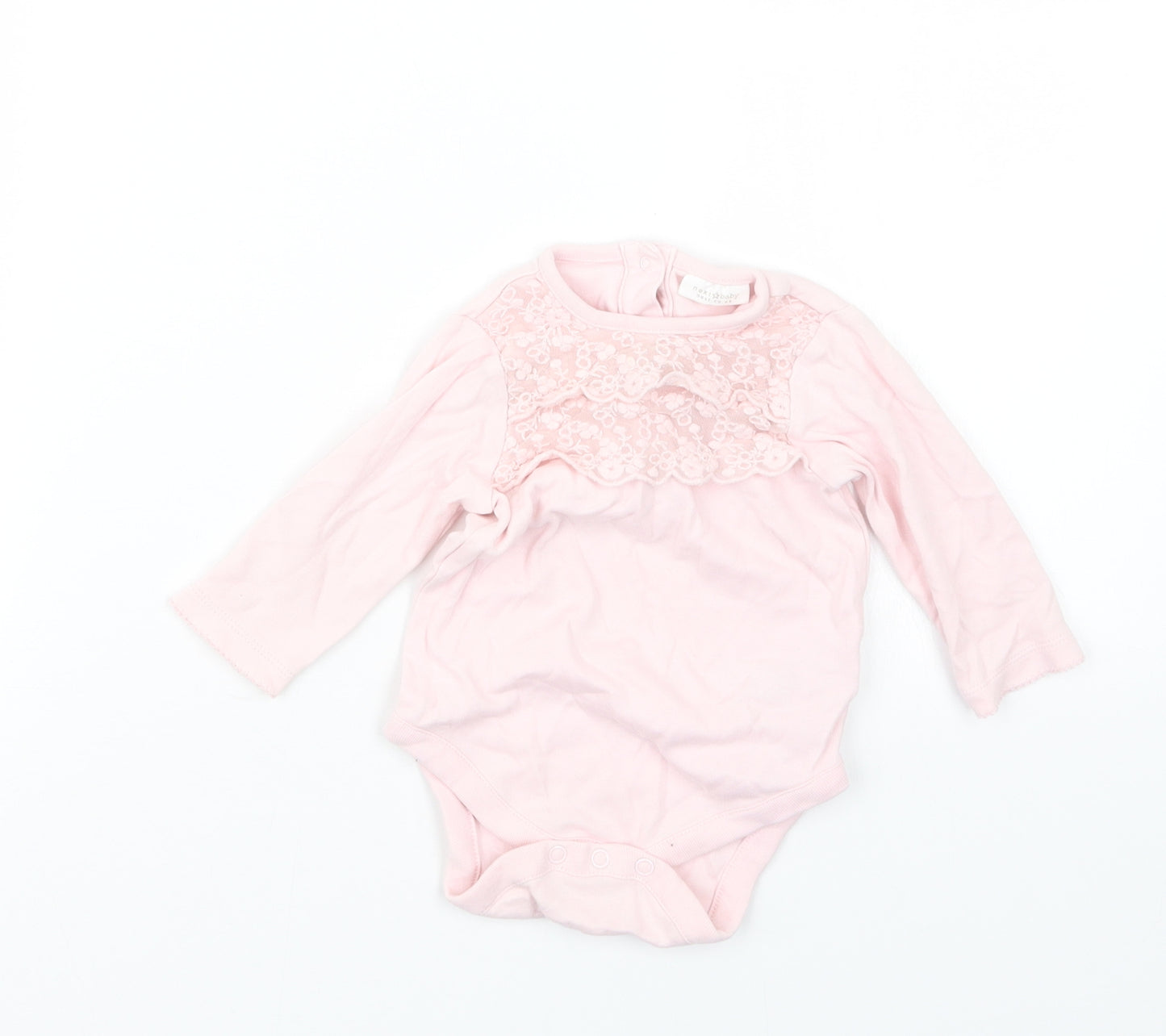 NEXT Girls Pink   Babygrow One-Piece Size 3-6 Months
