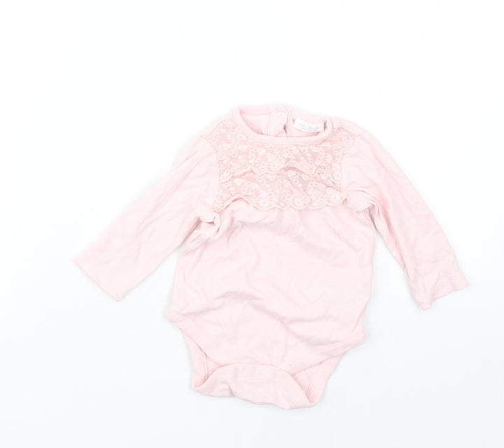 NEXT Girls Pink   Babygrow One-Piece Size 3-6 Months