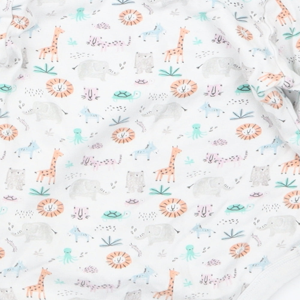 F&F Boys White Geometric  Basic T-Shirt Size 2-3 Years  - Babygrow